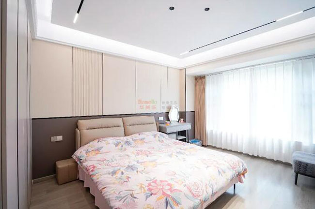 119㎡四居現代風，無主燈設計外加寬敞布局，通透感十足